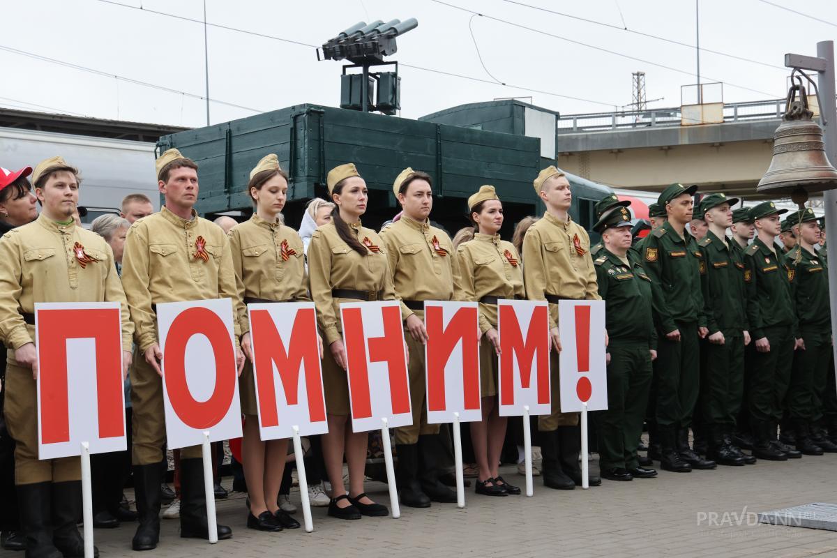 «Поезд Победы» отправился по Горьковской железной дороге