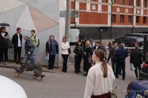 Поиск взрывного устройства на улице Почаинской в центре Нижнего Новгорода