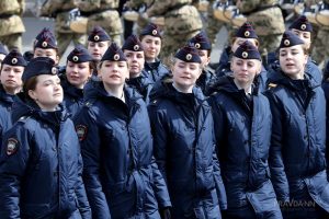 Репетиция Парада Победы на площади Минина