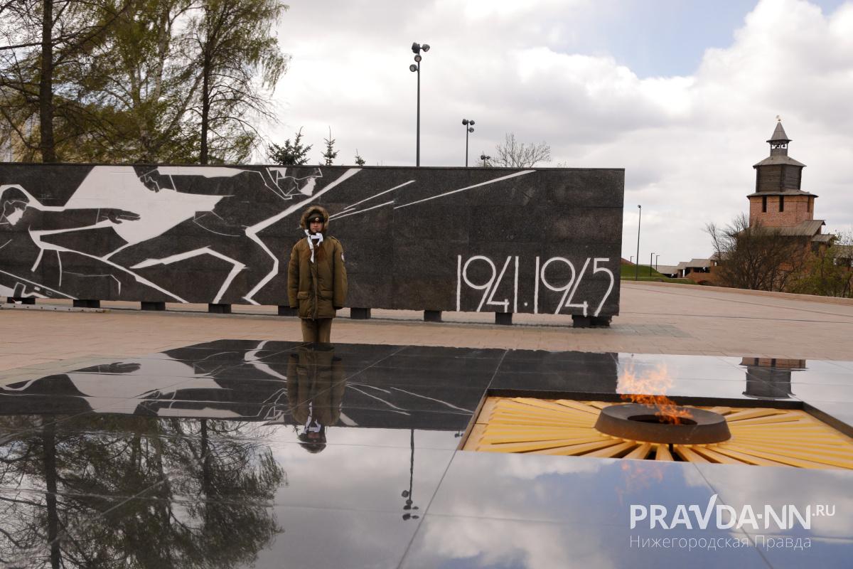 Вечный огонь в Нижегородском кремле вновь зажгли