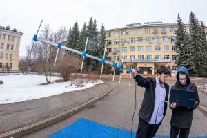 Студенты ННГУ приняли со спутника снимок университета в День космонавтики