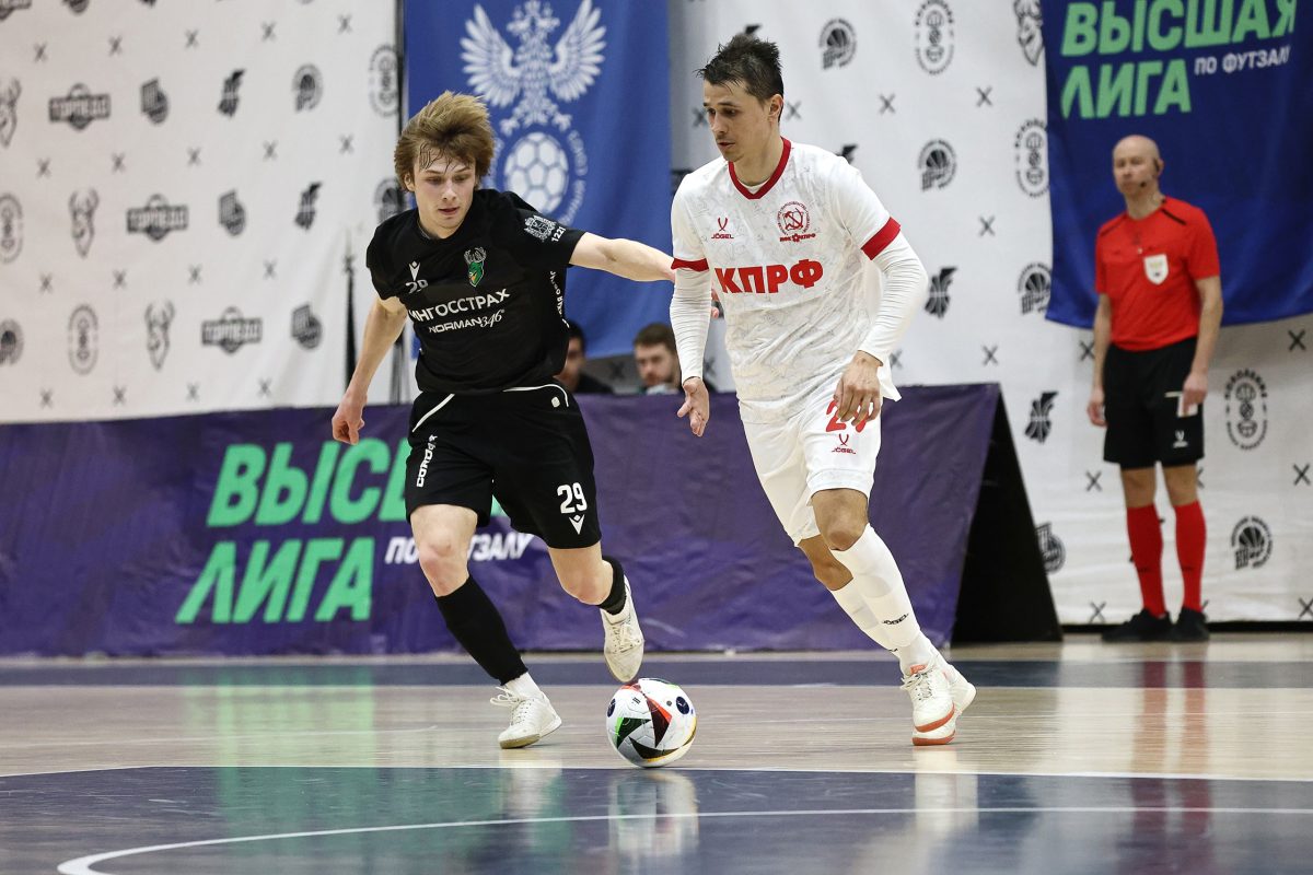 Футзалисты «Торпедо‑2» проиграли первый матч 1/4 финала КПРФ‑2