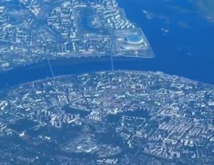 Пилот показал, как выглядит Нижний Новгород с высоты 10 тысяч метров