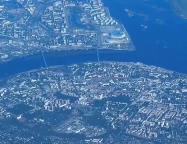Пилот показал, как выглядит Нижний Новгород с высоты 10 тысяч метров