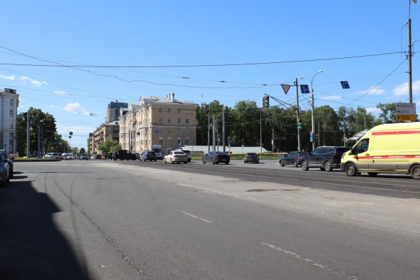 Ограничения для движения транспорта на участке дороги на площади Лядова сняты