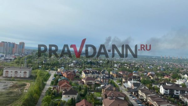 Пожар в СНТ «Маяк» произошел в Нижнем Новгороде