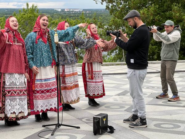 В Нижнем Новгороде снимают проект «#ПЕСНИВЕЛИКОЙСТРАНЫ. С любовью из Приволжья»