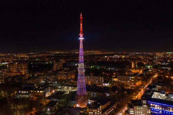 Праздничная подсветка украсит нижегородскую телебашню вечером 1 мая