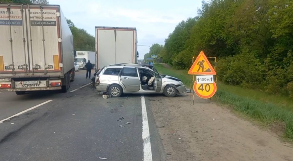 Два человека пострадали в массовом ДТП на трассе М‑7 в Нижегородской области