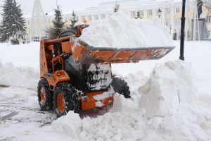 За ночь с улиц Нижнего Новгорода вывезли 45 тысяч кубометров снега