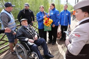 103-летний нижегородский ветеран Николай Шишкин отправился в Москву на 9 мая