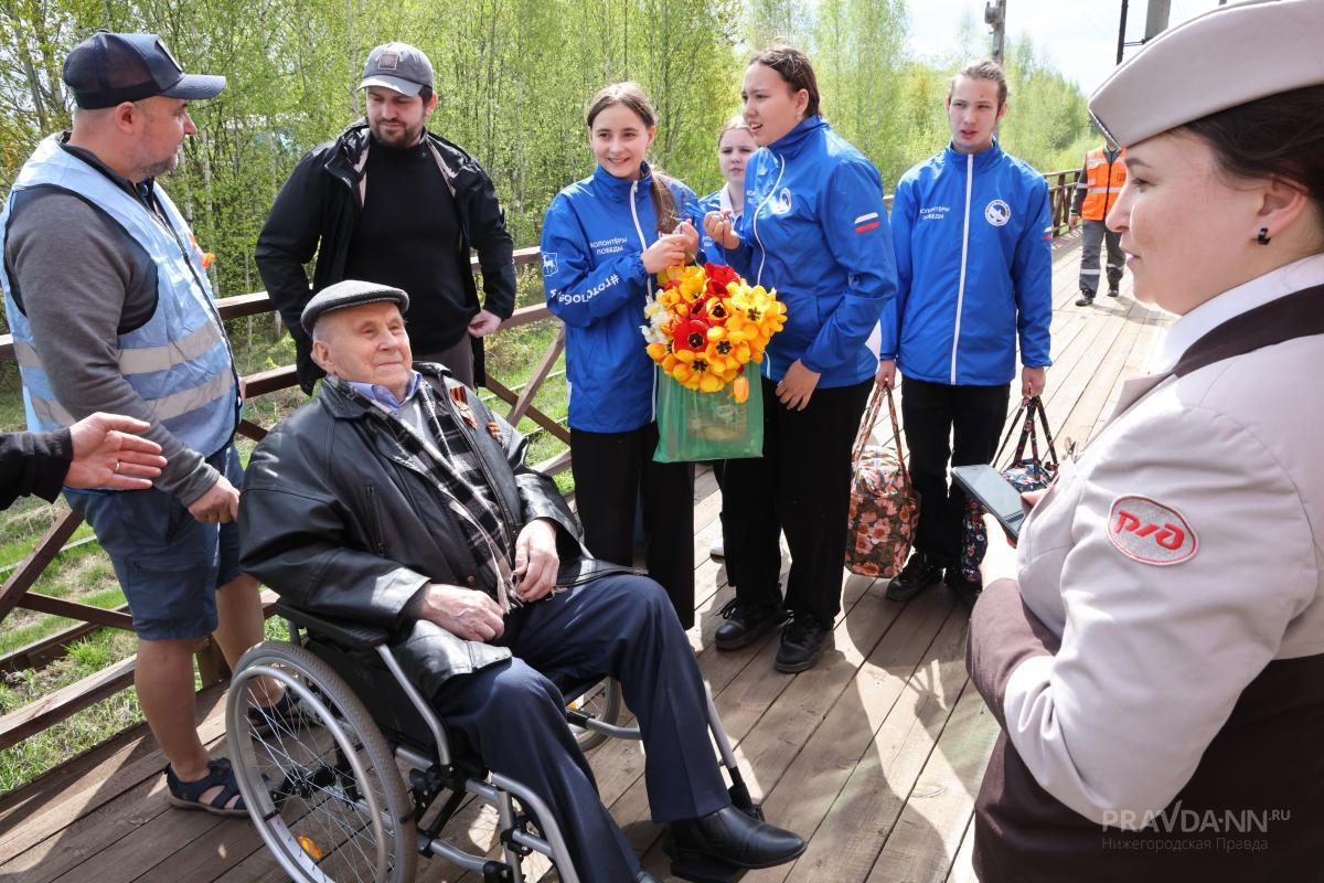 103-летний нижегородский ветеран Николай Шишкин отправился в Москву на 9 мая