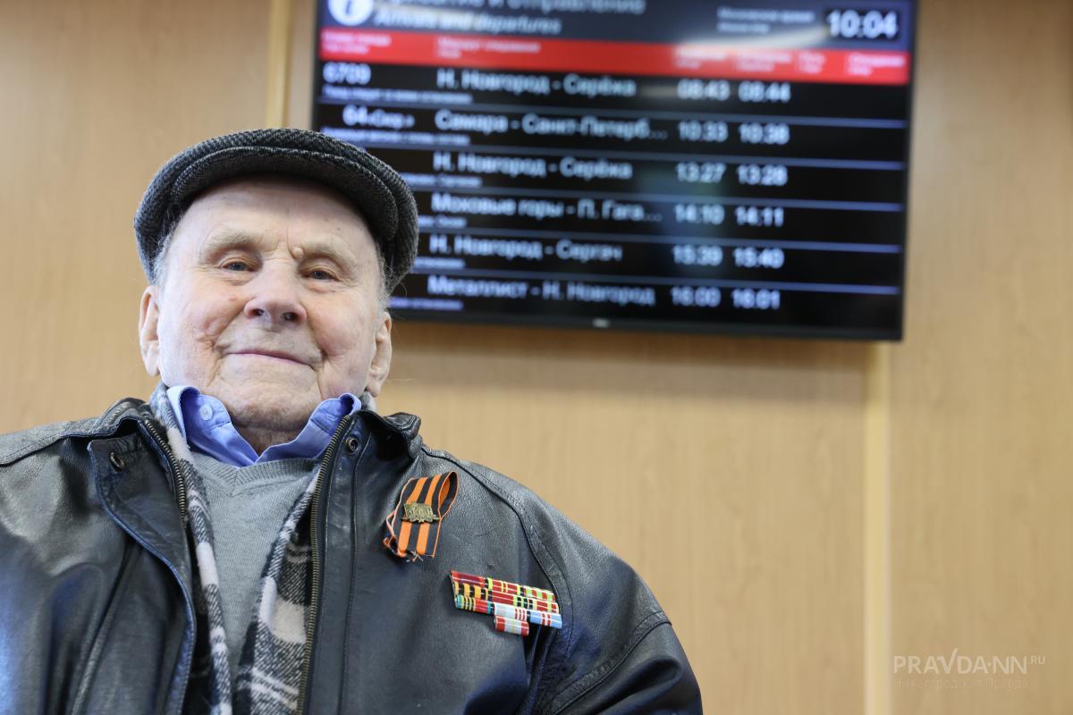 103-летний ветеран Николай Шишкин отправился в Москву на день Победы: фото