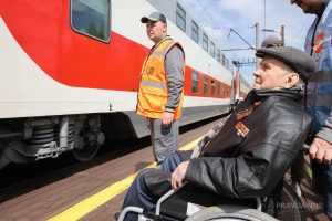103-летний нижегородский ветеран Николай Шишкин отправился в Москву на 9 мая