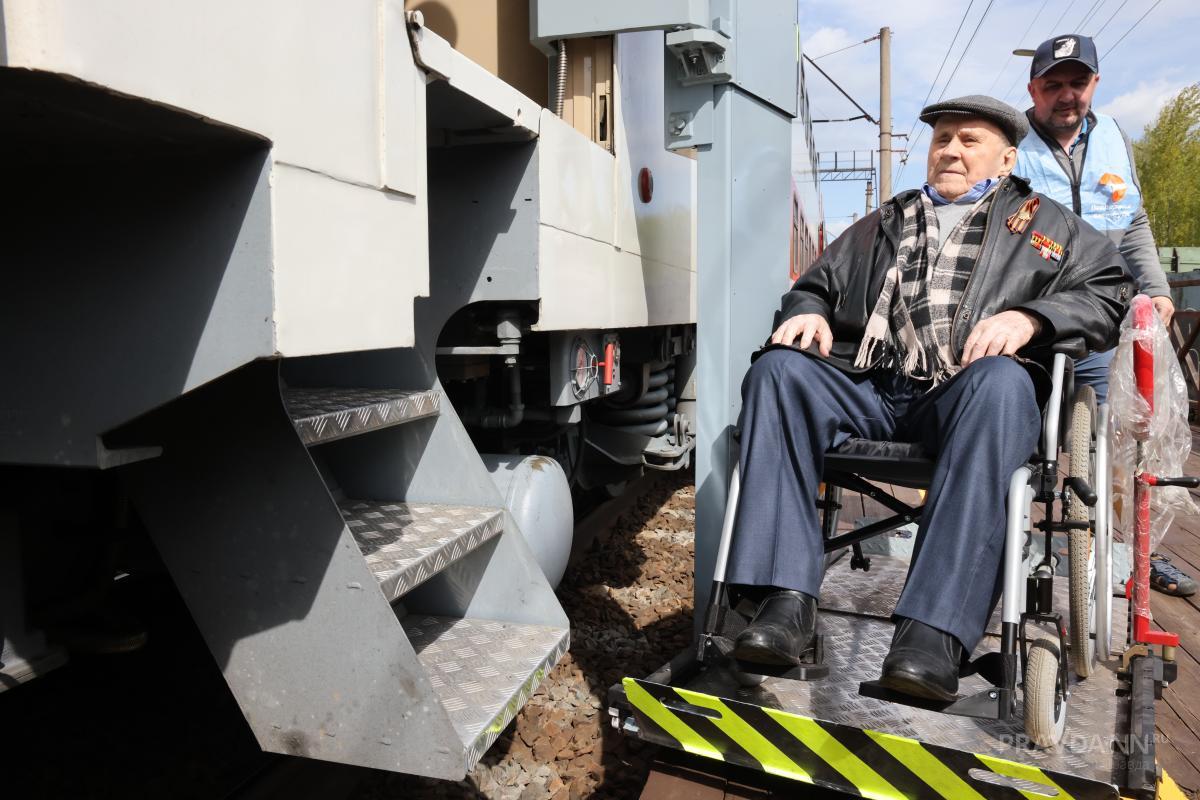 103-летний нижегородский ветеран Николай Шишкин отправился в Москву на 9 мая