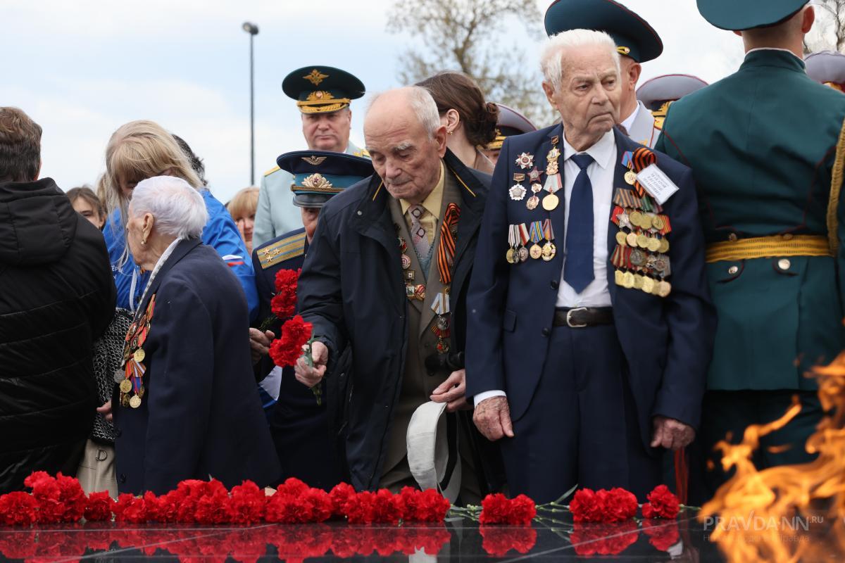 Вечный огонь зажгли сразу в нескольких округах Нижегородской области