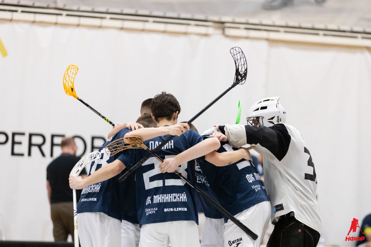 Флорбольный клуб «Мининский» впервые выиграл бронзу мужского чемпионата России