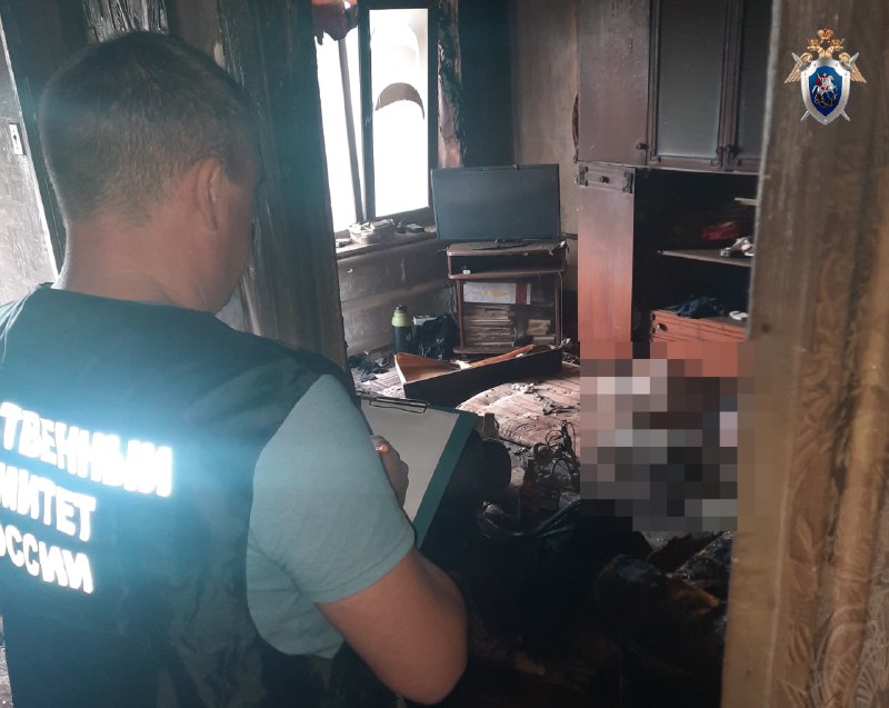 Гибель двух людей на пожаре расследуют в Сергаче
