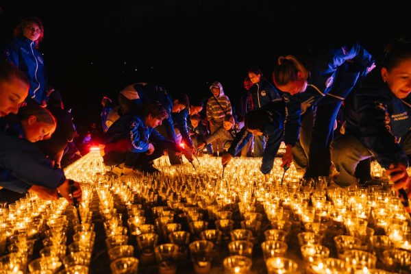 25 тысяч свечей зажгли нижегородцы в знак памяти и скорби по погибшим в ВОв