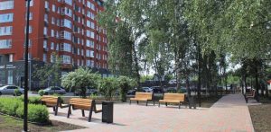 Сквер имени Гусева полностью благоустроили в Нижнем Новгороде