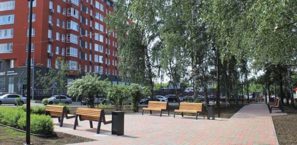 Сквер имени Гусева полностью благоустроили в Нижнем Новгороде