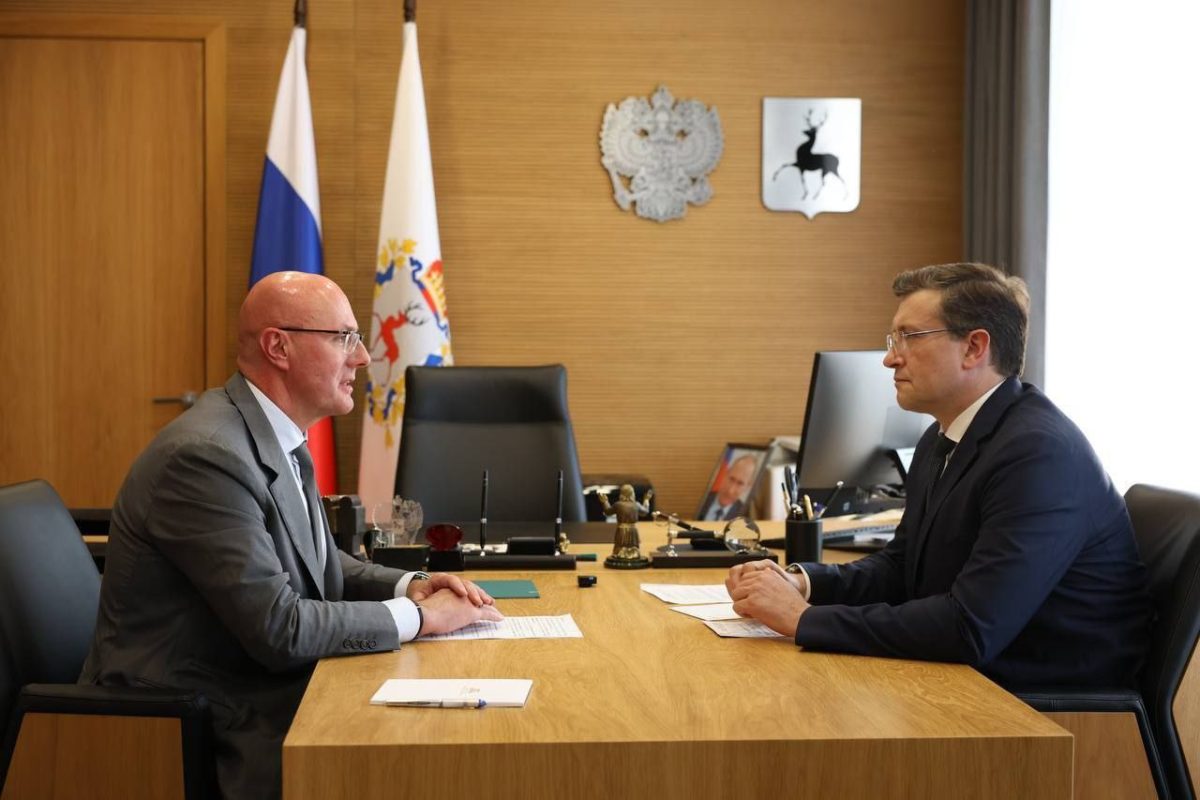 Дмитрий Чернышенко провел рабочую встречу с губернатором Глебом Никитиным