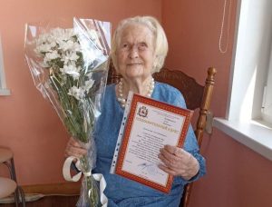 100-летний юбилей отпраздновала Анна Патракова из Борского района