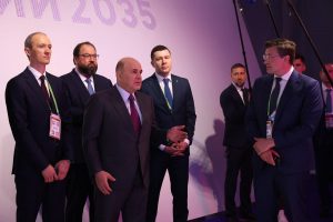 Михаил Мишустин оценил павильон Нижегородской области на ЦИПРе
