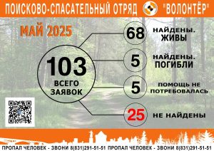 25 пропавших людей пока не найдены в Нижегородской области