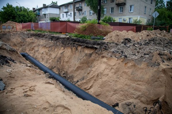 В Дзержинске реконструируют сети ХВС