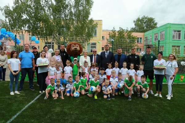 В детских садах №3, №10 и №21 Дзержинска открылись мини-футбольные поля