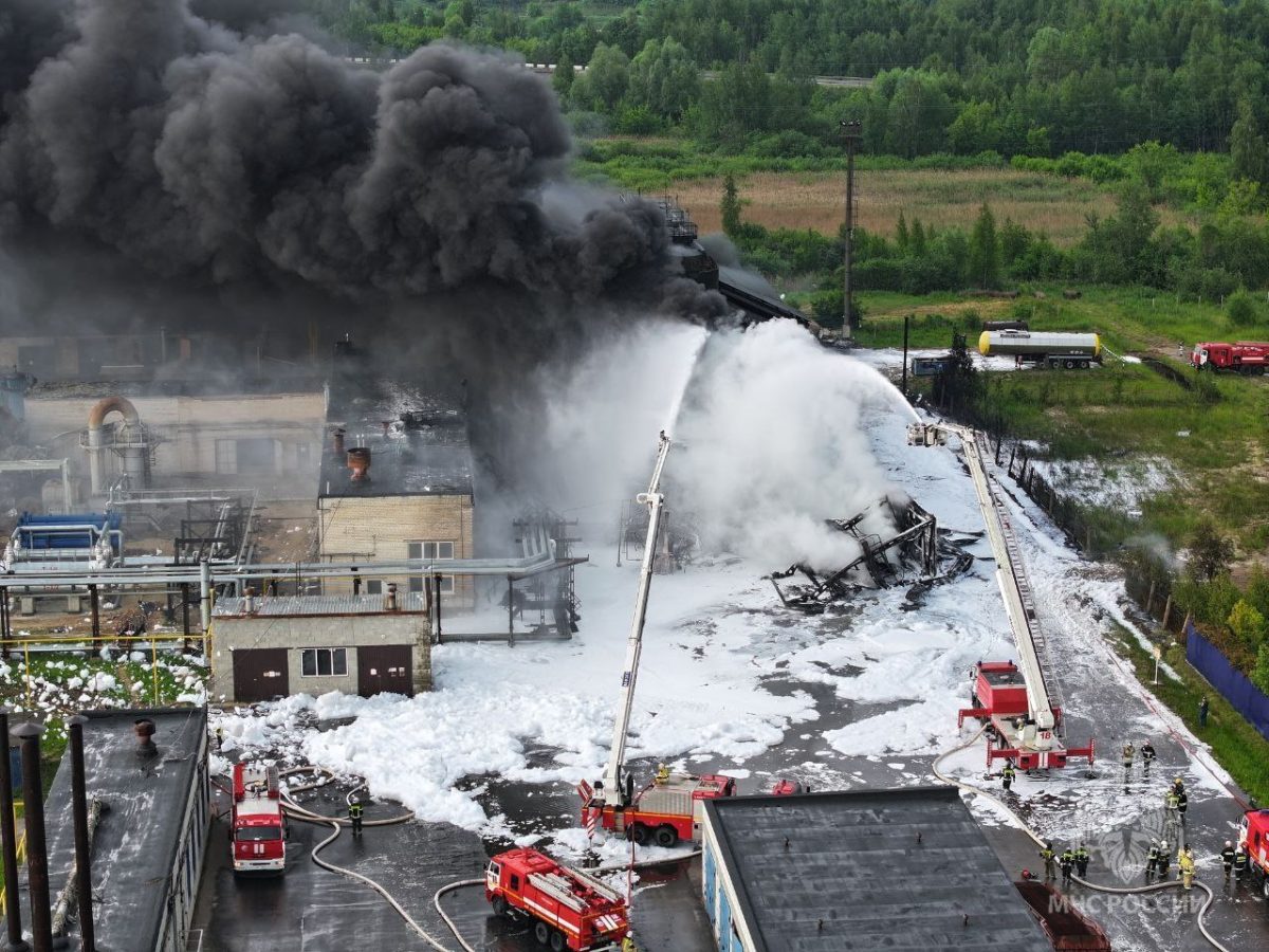 Открытое горение ликвидировано в промзоне Кстовского района