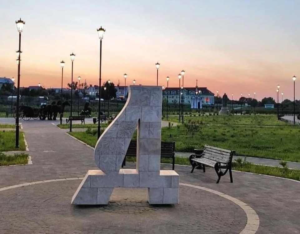 Новый арт-объект в форме буквы «Д» появился в Дивееве