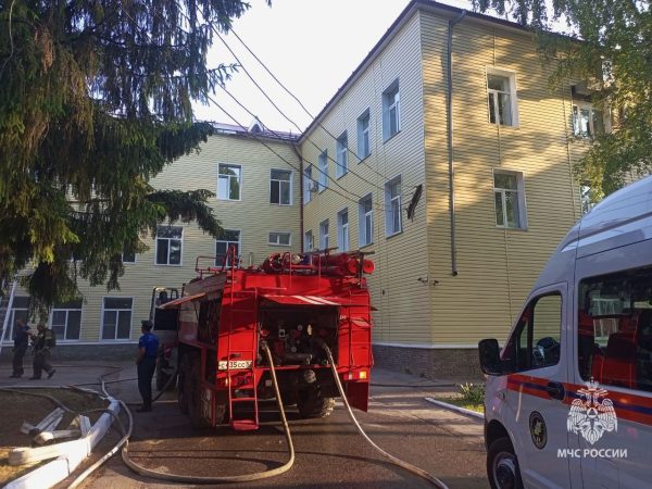 Пожар произошел в Воротынской ЦРБ