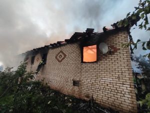 В Тоншаевском округе бывший главный врач лишился дома из-за пожара