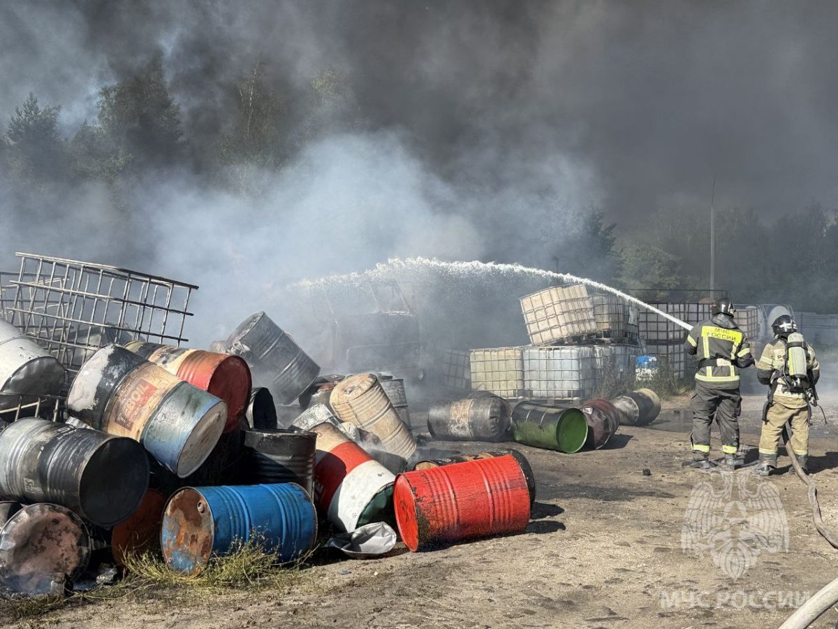 Стала известна причина пожара на территории бывшего завода «Заря» в Дзержинске