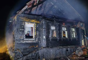 Женщина погибла на пожаре в Городецком округе