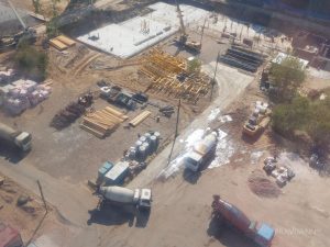 Строительство океанариума на Гребном канале