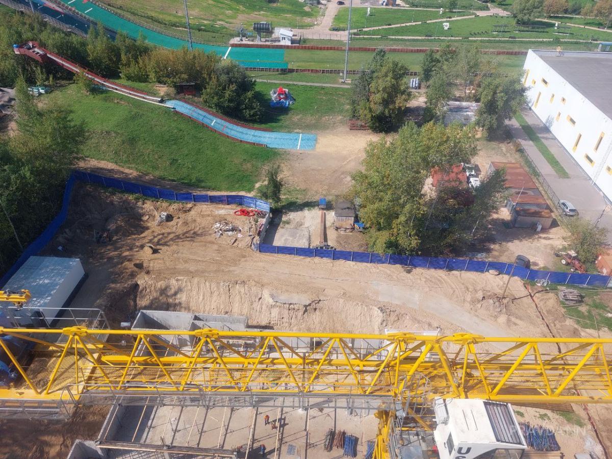 Строительство океанариума на Гребном канале
