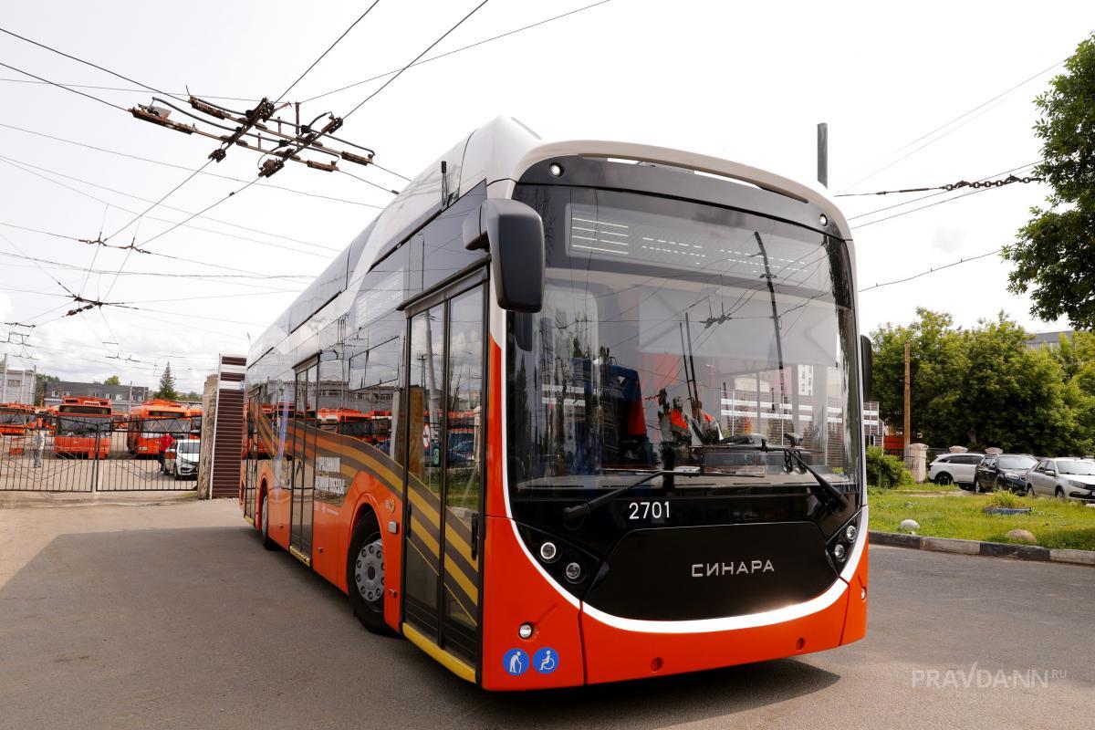 Запуск новых троллейбусов «Адмирал» и «Синара»