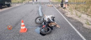 8‑летний пассажир мотоцикла скончался в ДТП в Володарском округе