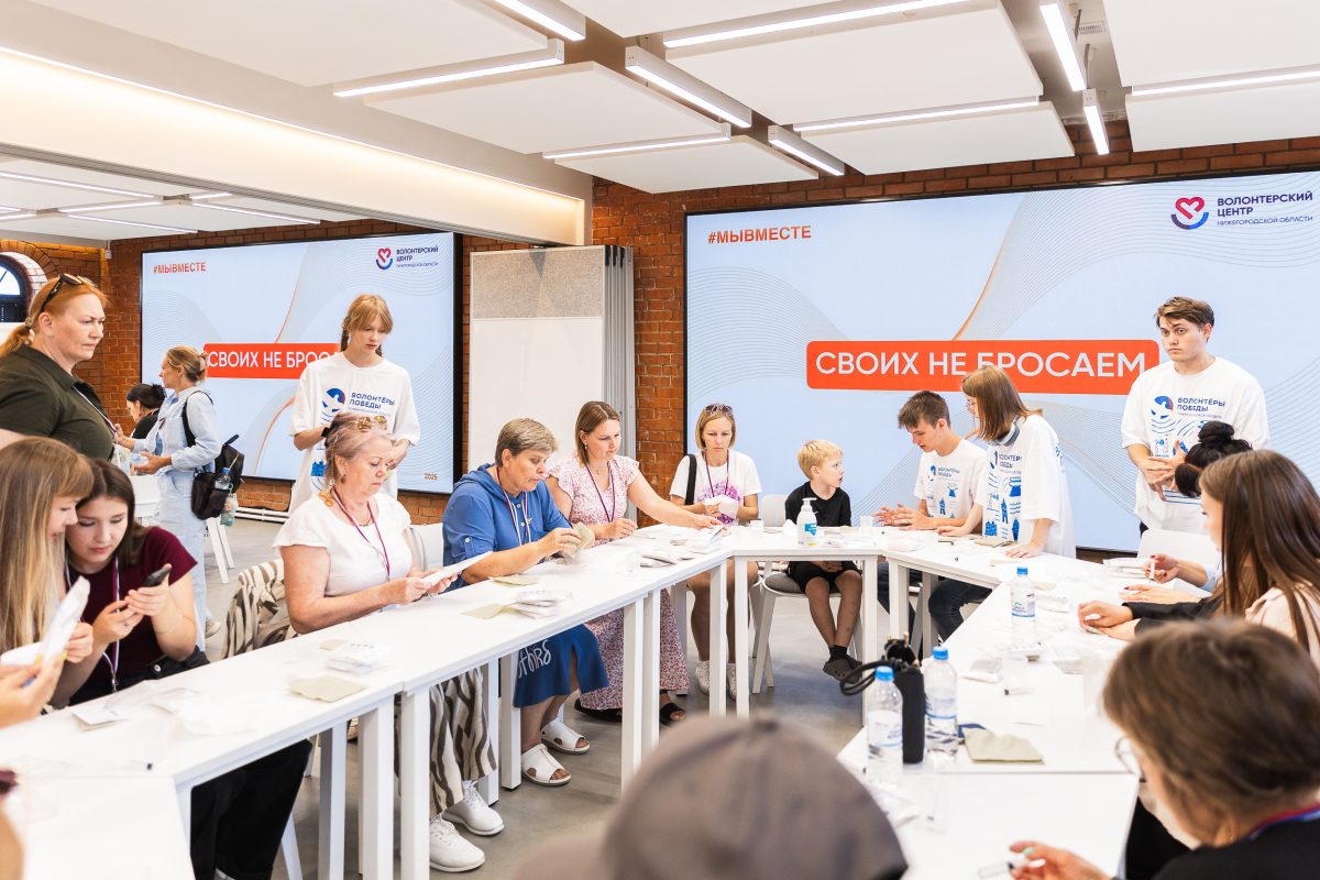 Нижегородские волонтеры организовали мастер-классы для семей военнослужащих