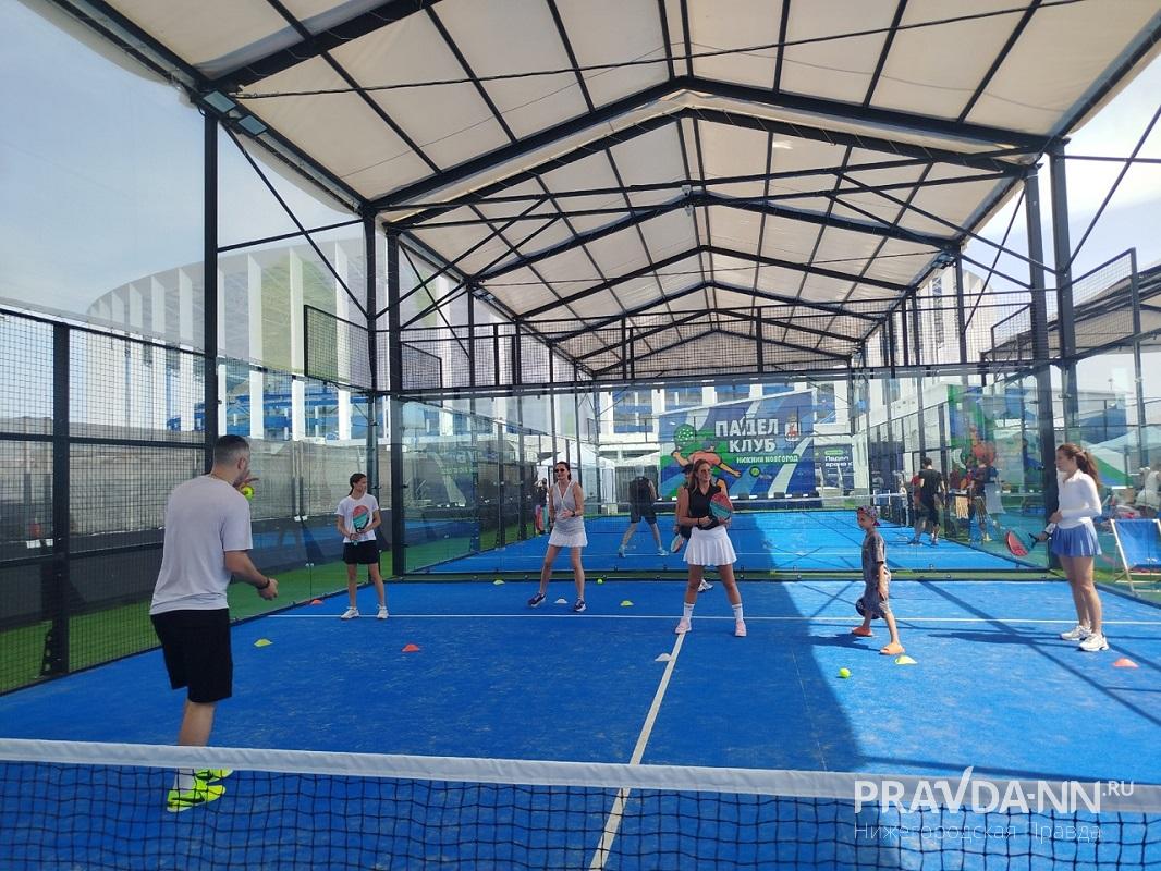 В Нижнем Новгороде открылся первый в регионе падел-центр