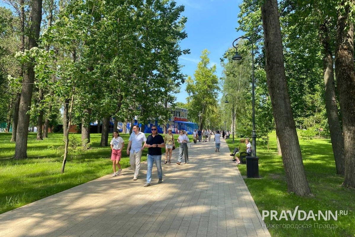 Парк 1 Мая в Нижнем Новгороде открылся после второго этапа благоустройства