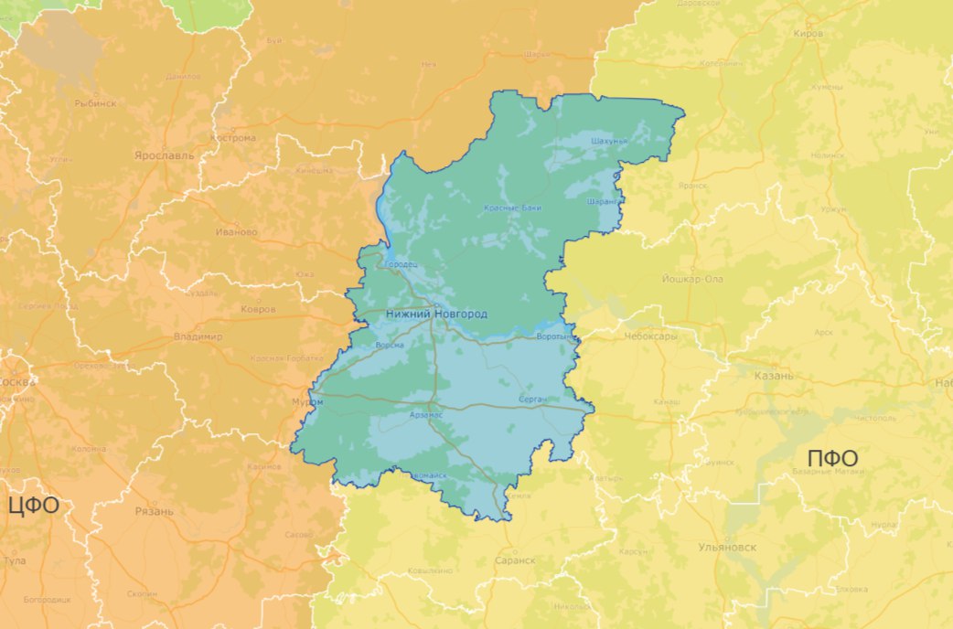 Нижегородская область вошла в топ по просмотрам на инвестиционной карте России