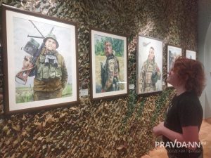 Герои навсегда: нижегородские художники создали портреты бойцов спецоперации