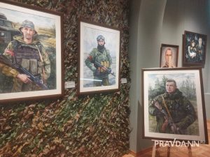 Выставка «Герои-нижегородцы. Портреты героев СВО» открылась в&nbsp;НГХМ