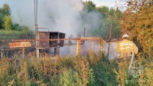 Молния ударила в газорегуляторный пункт в Дальнеконстантиновском округе