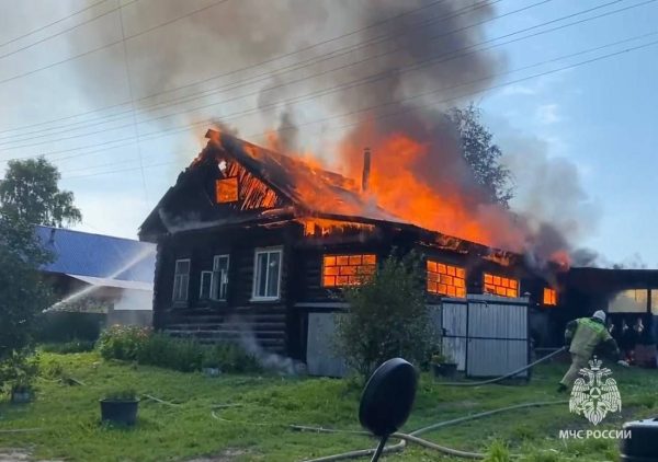 Холодильник на веранде стал причиной пожара в Ветлуге