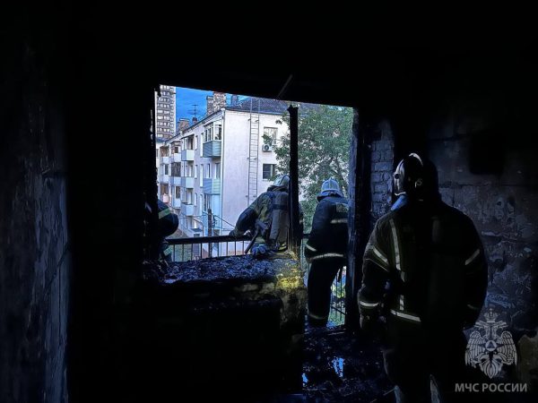 35-летнего мужчину спасли на пожаре в Канавинского районе